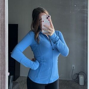 lululemon define jacket blue size 6